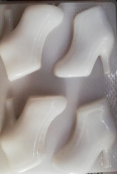  Molde para gelatina chico botines de mujer