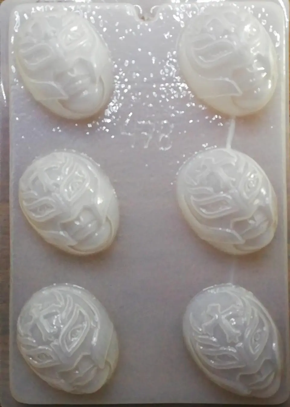  Molde para gelatina chico mascara de luchador 1