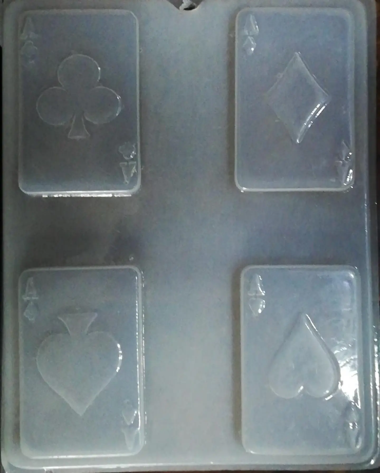 Molde para gelatina chico cartas de poker 1