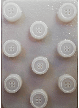 Molde para gelatina chico botones
