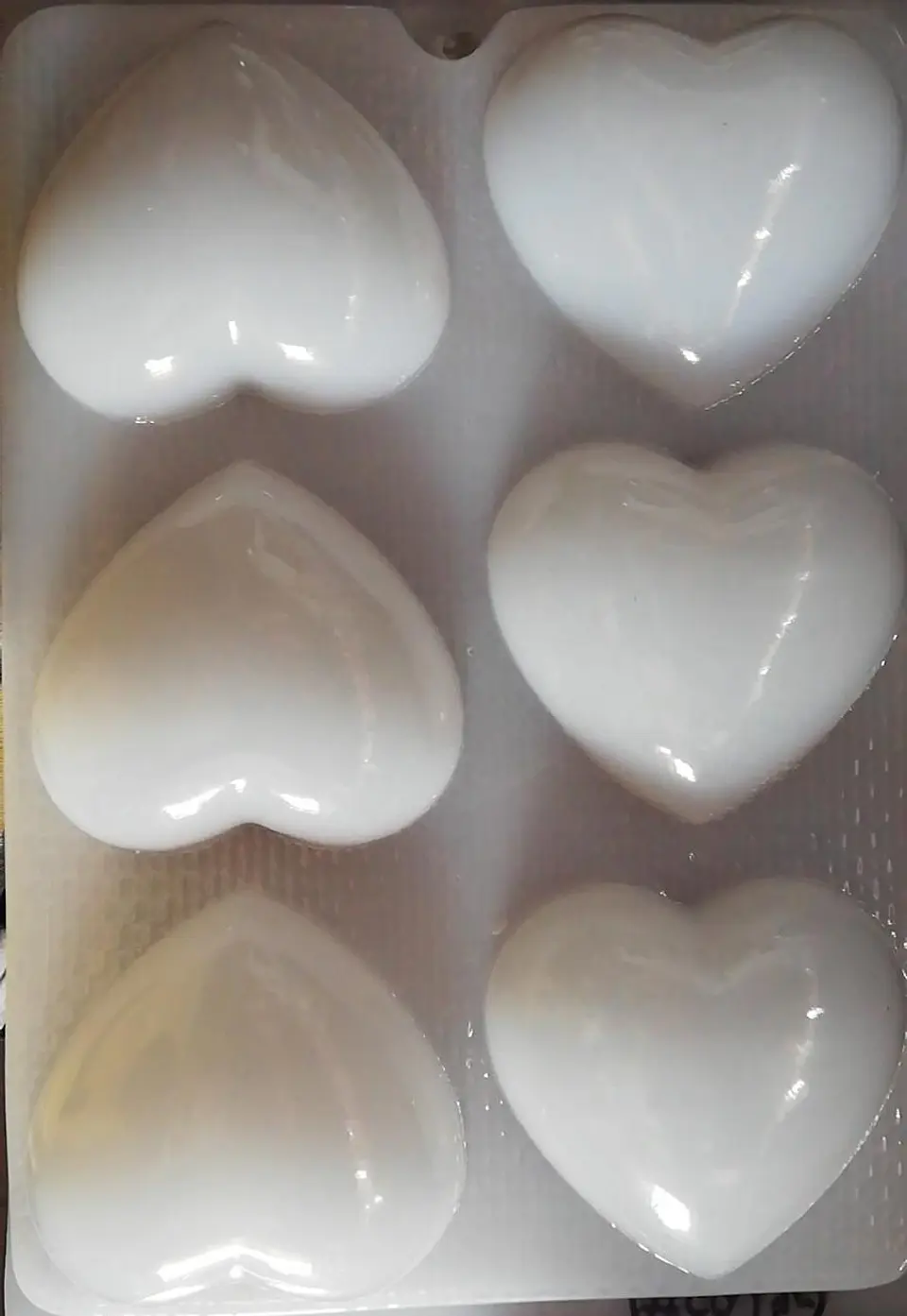  Molde para gelatina chico corazon 6 cav. 1