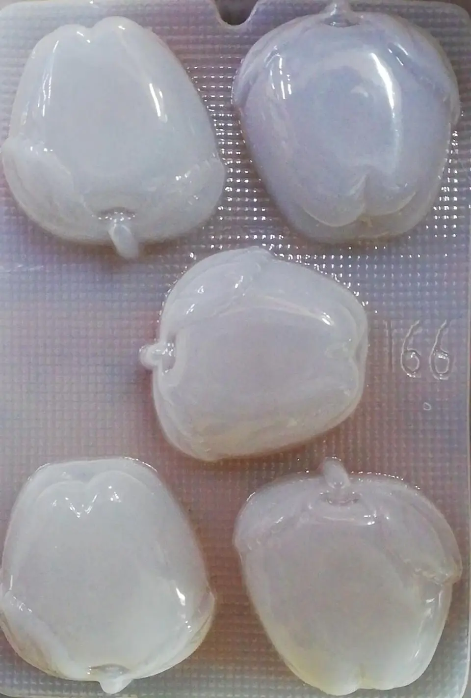  Molde para gelatina chico manzanas 5 cav. 1