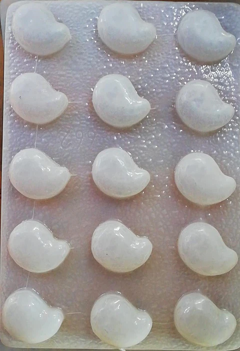 Molde para gelatina chico mangos 15cav.
