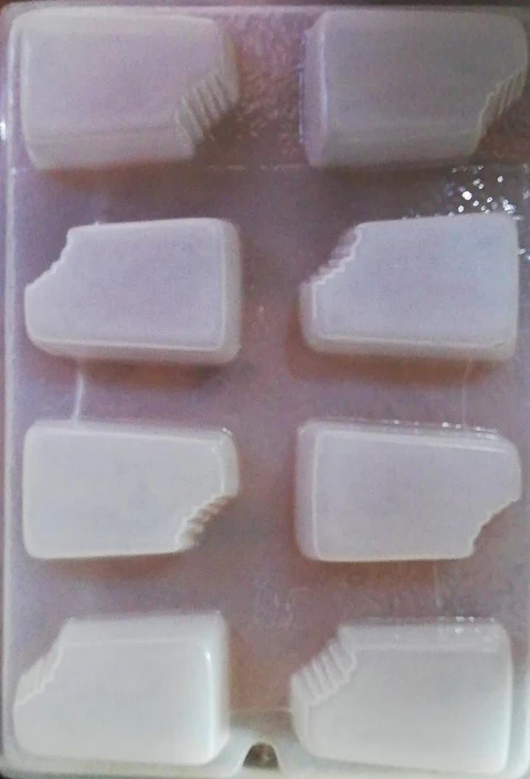 Molde para gelatina chico paleta mordida 8 cav. #30
