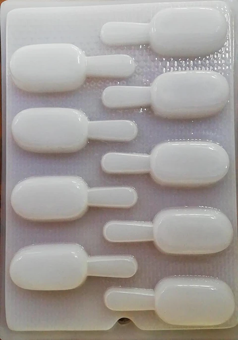  Molde para gelatina chico paleta magnum mini 9 cav