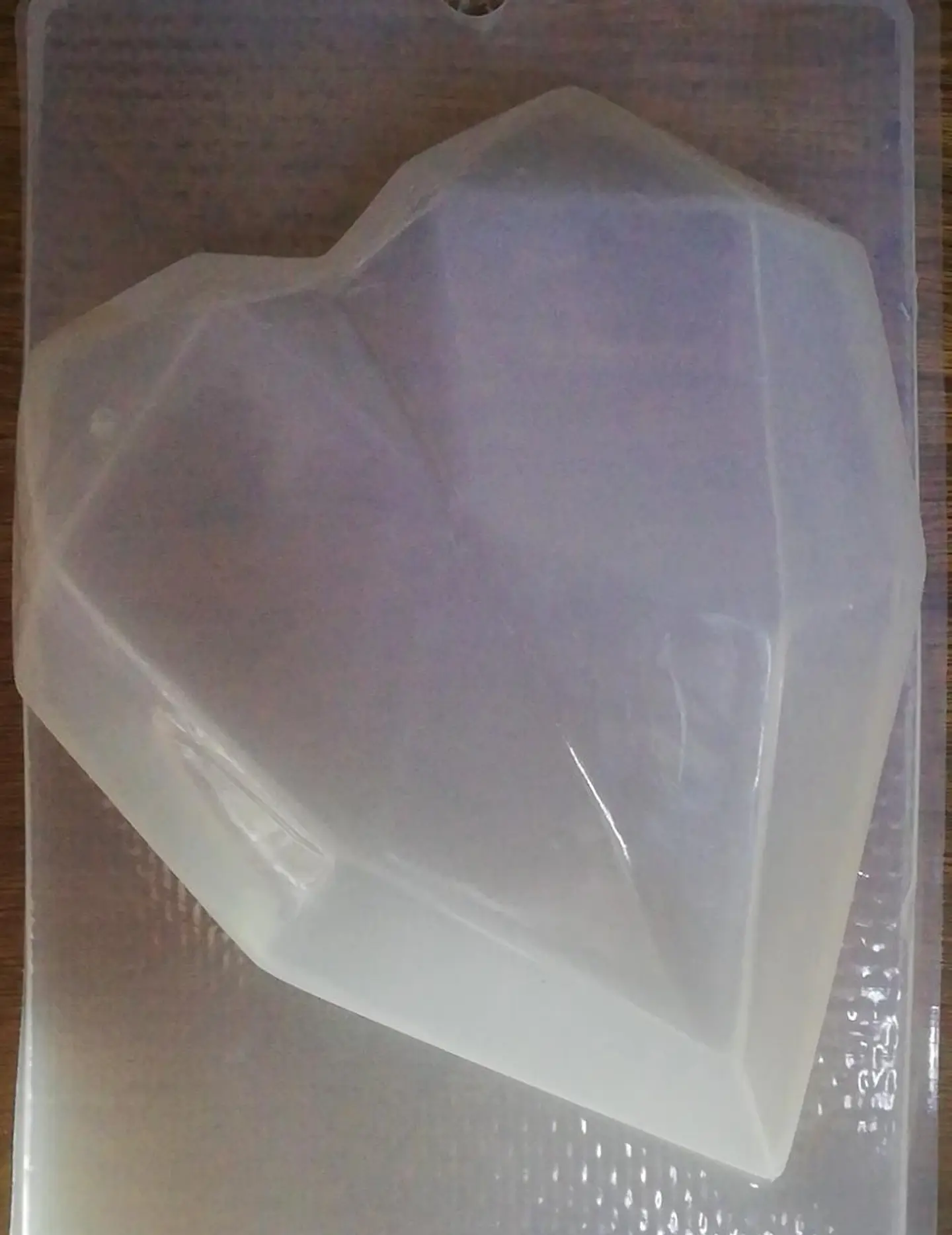  Molde para gelatina chico corazon diamante 1