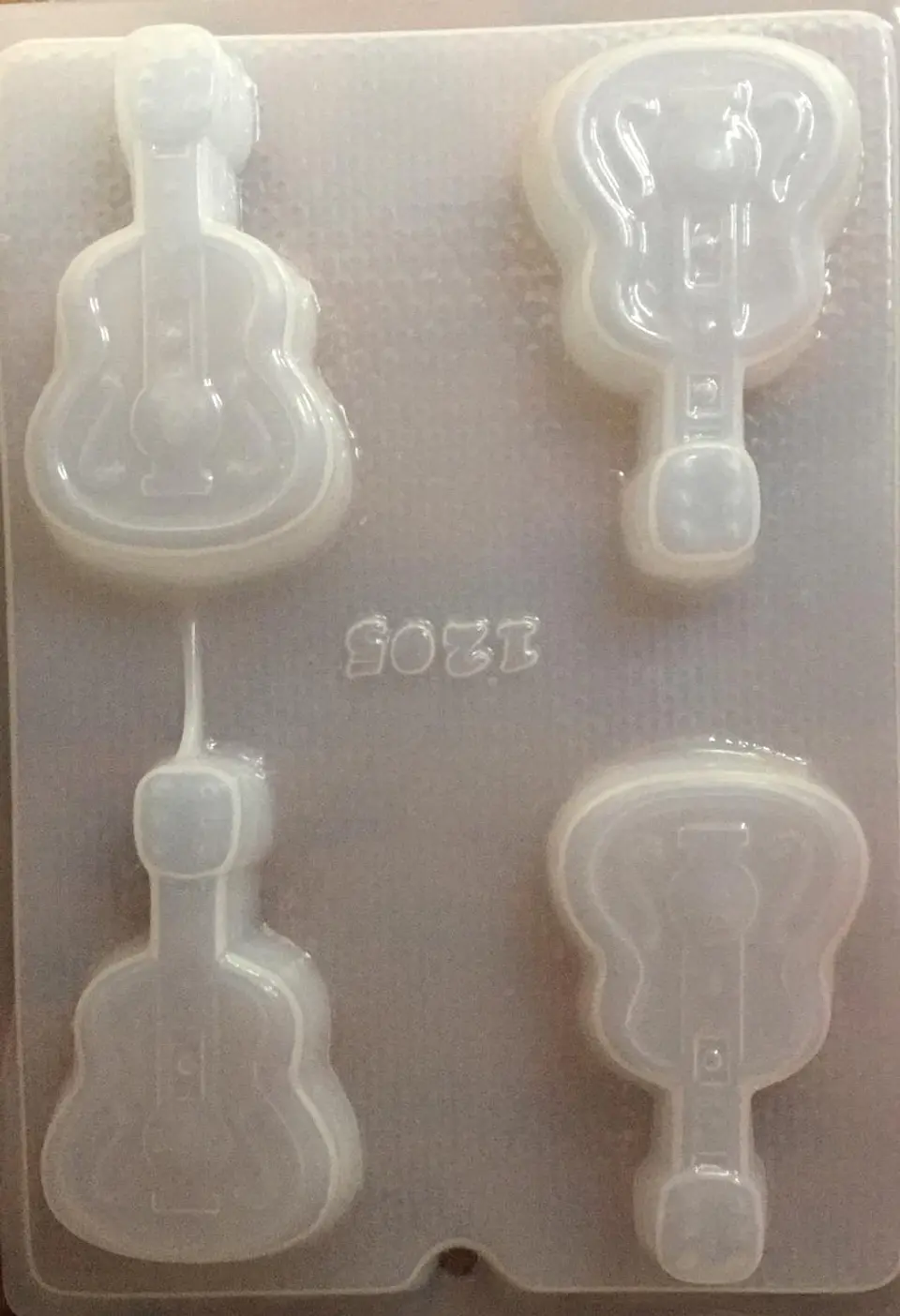  Molde para gelatina chico guitarra mango chico #1205 1
