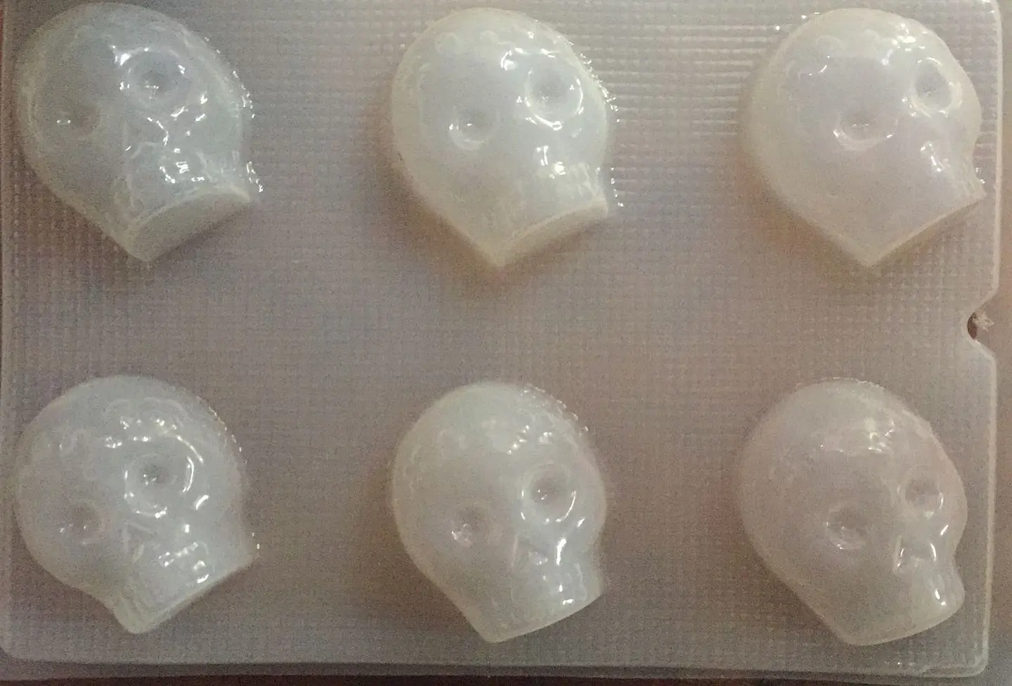  Molde para gelatina chico craneo calavera dia de muertos 6c 1