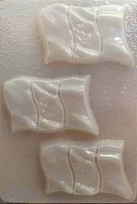  Molde para gelatina chico banderas de Mexico