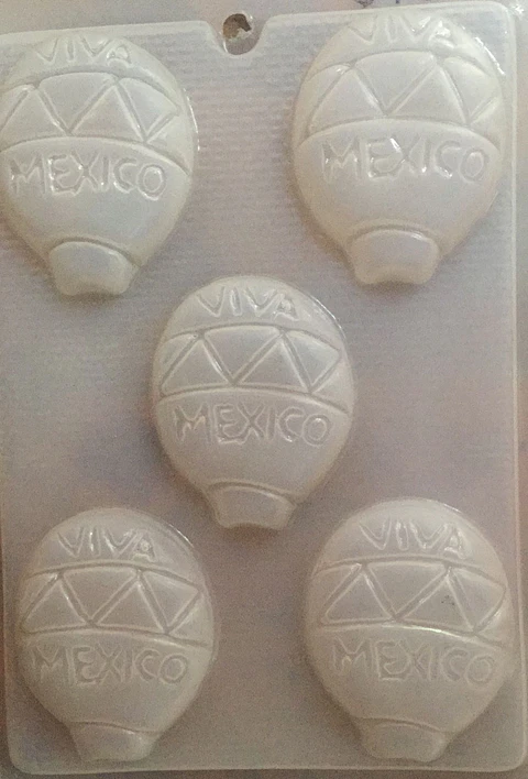  Molde para gelatina chico globo aerostatico Mexico