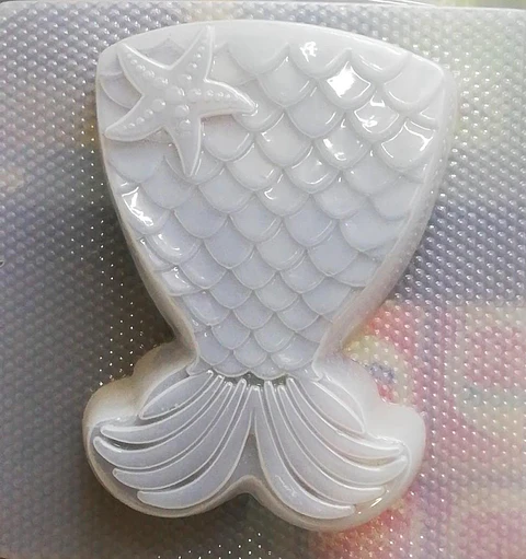  Molde para gelatina mediano cola de sirena