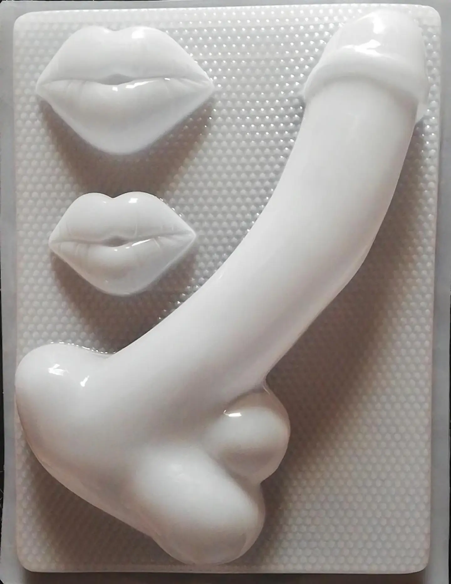 Molde para gelatina jumbo pene boca  J-2 1