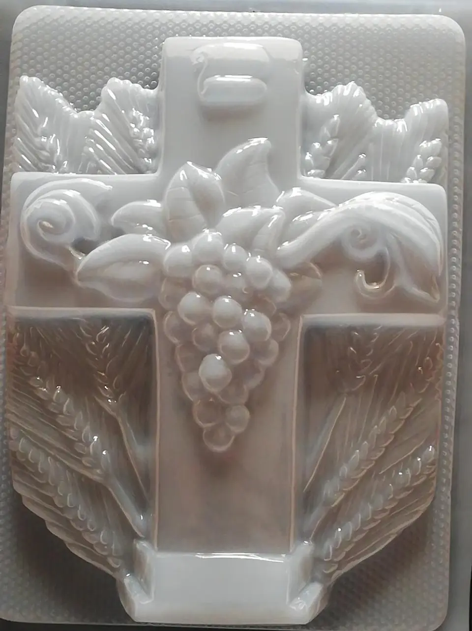  Molde para gelatina jumbo cruz con uvas J-43 1