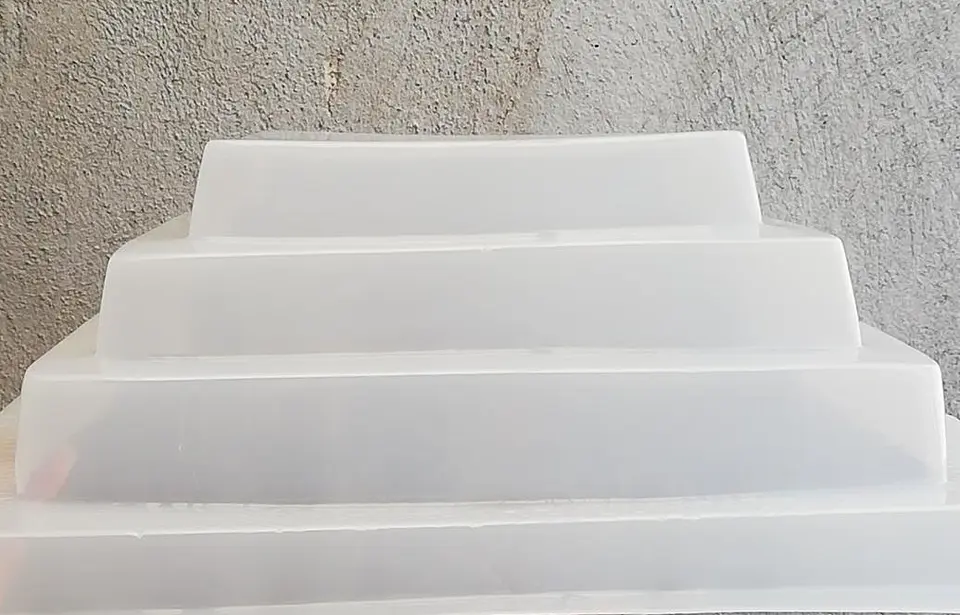  Molde para gelatina jumbo piramide cuadrada J-96 1