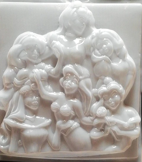  Molde para gelatina jumbo Princesas J-93