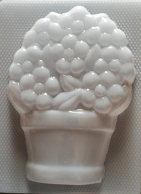  Molde para gelatina jumbo maceta flor J-89
