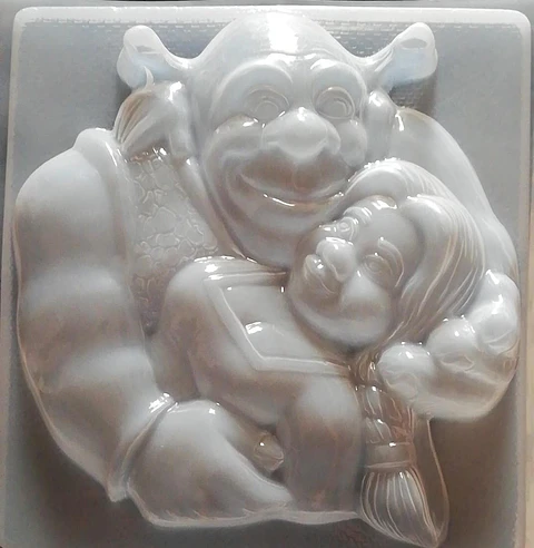  Molde para gelatina jumbo shrek J-84