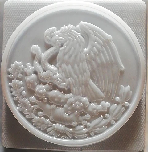  Molde para gelatina jumbo escudo Mexico J-110