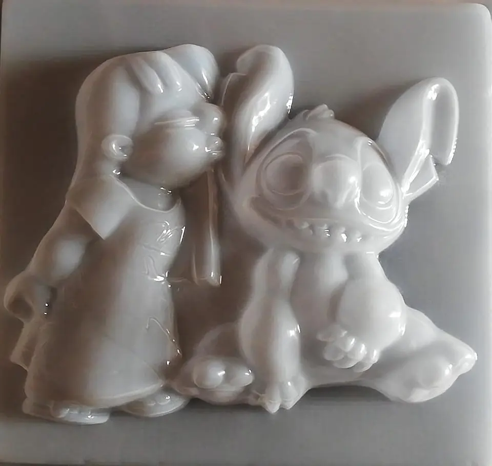  Molde para gelatina jumbo Lilo y stitch J-101 1