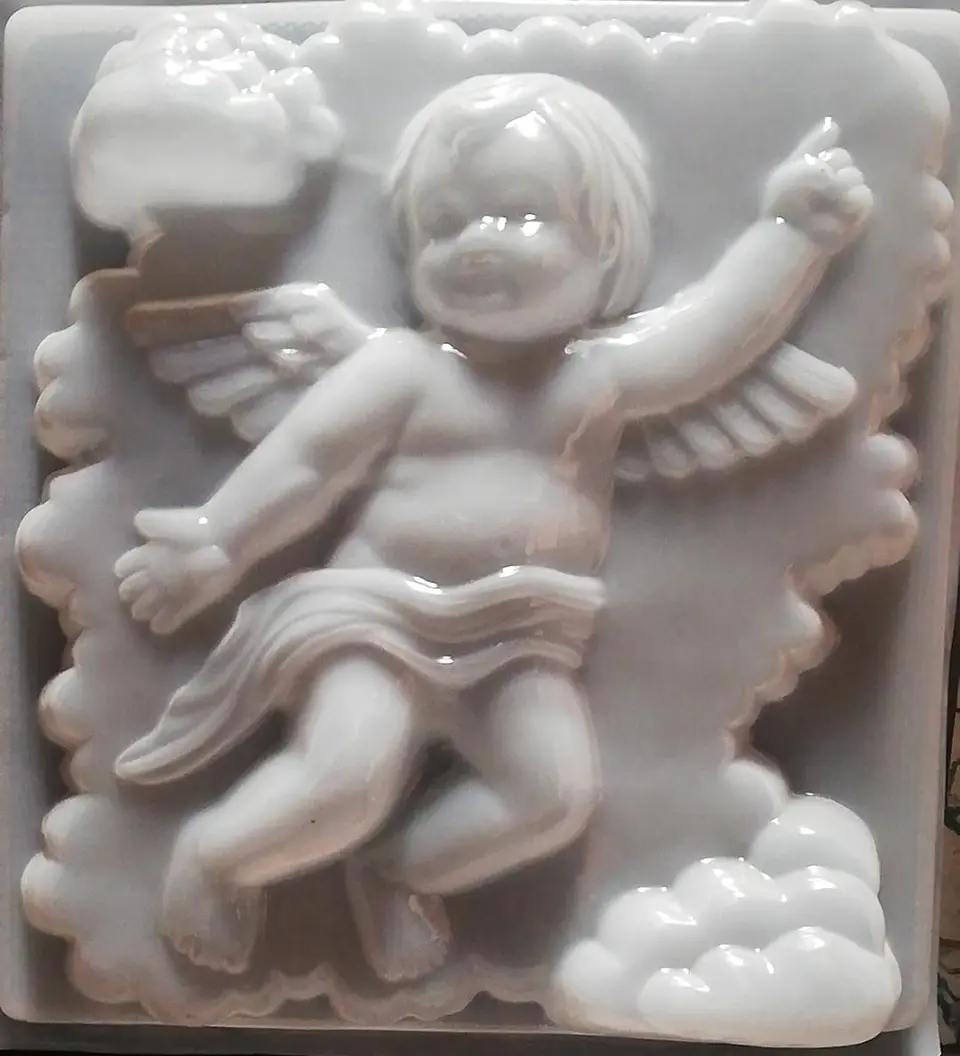  Molde para gelatina jumbo angel con nubes J-172 1