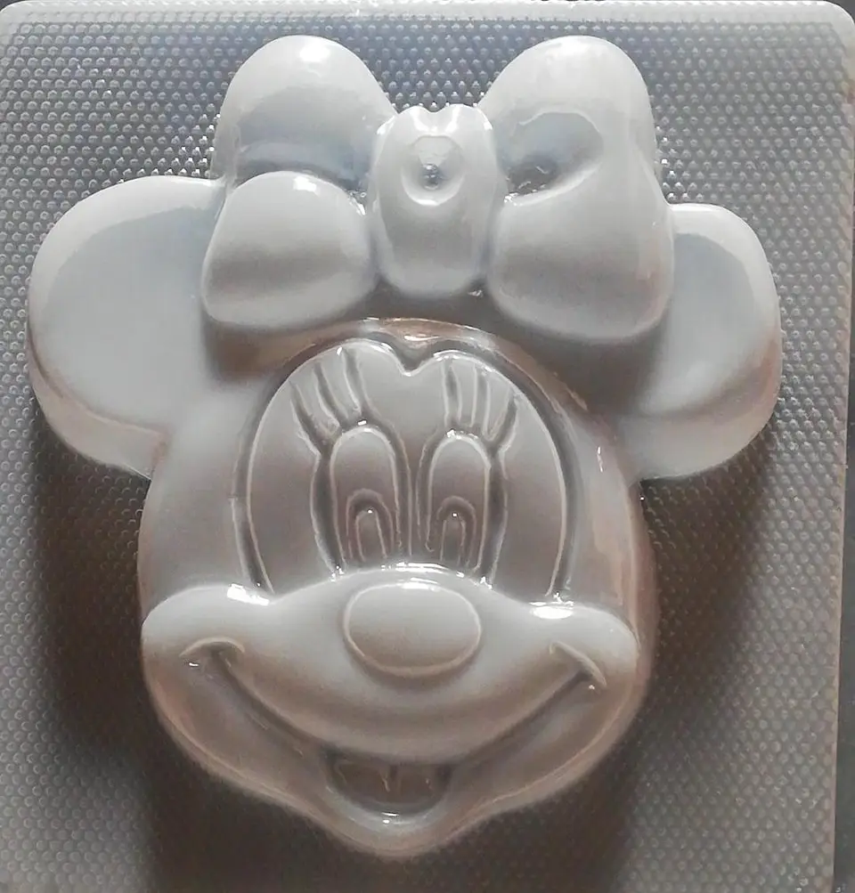 Molde para gelatina jumbo Minnie cara J-197 1