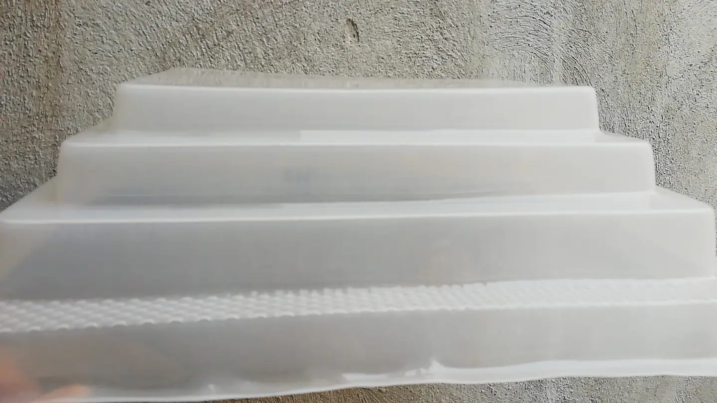  Molde para gelatina jumbo piramide rect 3pisos J-217 1