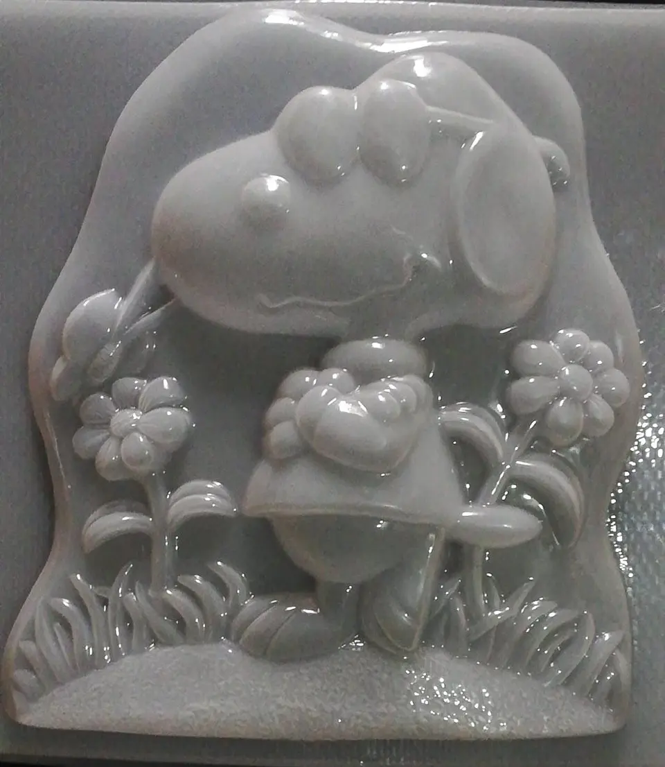  Molde para gelatina jumbo Snoopy J-225 1