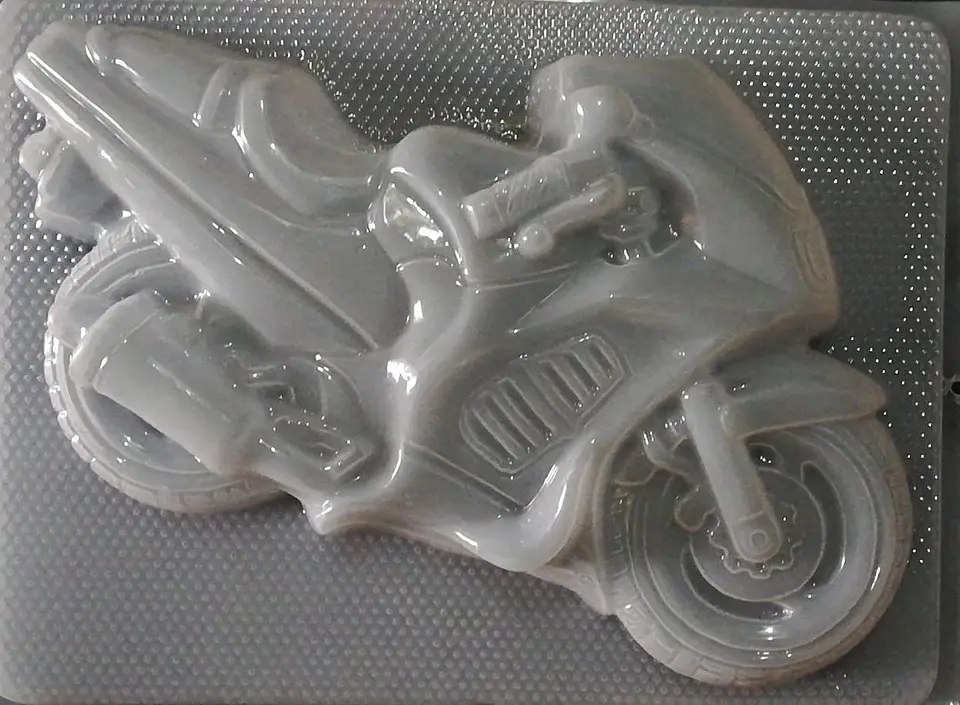 Molde para gelatina jumbo motocicleta J-224 1