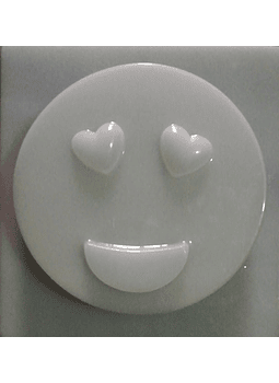 Molde para gelatina jumbo emoji enamorado J-245