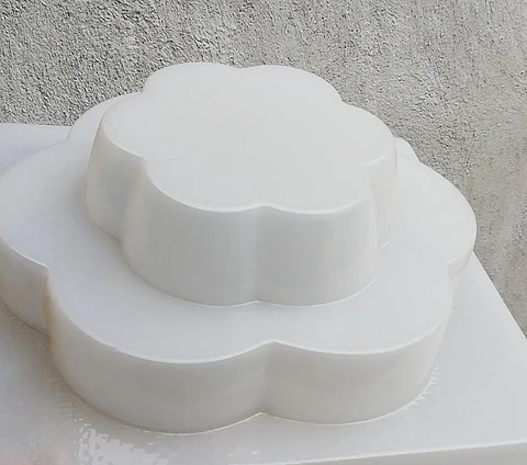  Molde para gelatina jumbo piramide Flor J-237