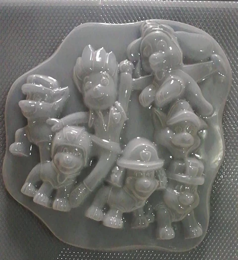  Molde para gelatina jumbo paw patrol J-235
