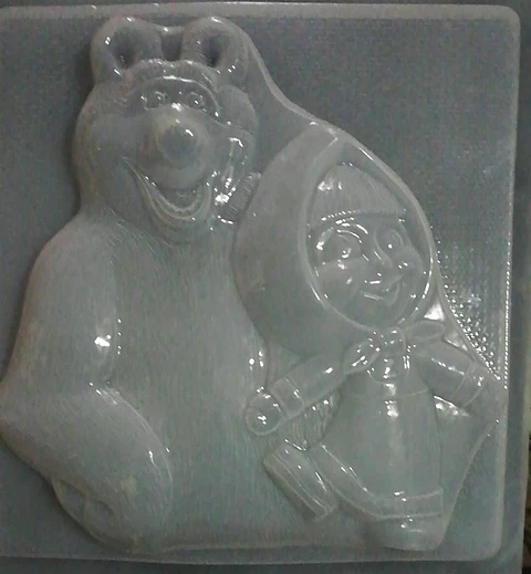  Molde para gelatina jumbo Masha y el oso J-288