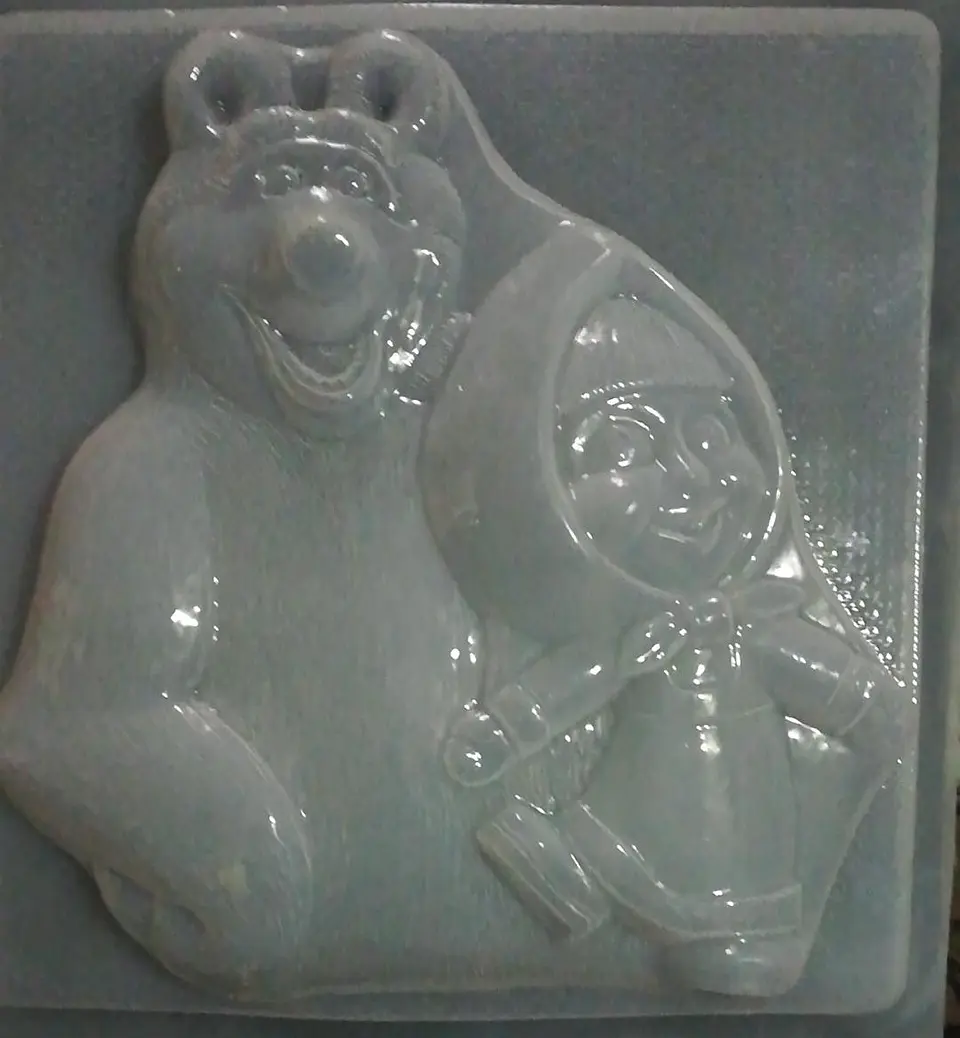  Molde para gelatina jumbo Masha y el oso J-288 1
