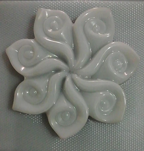  Molde para gelatina jumbo flor espiral J-286