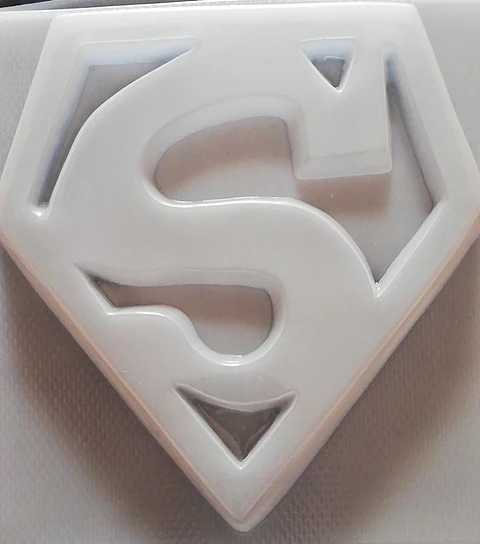  Molde para gelatina jumbo escudo superman J-329