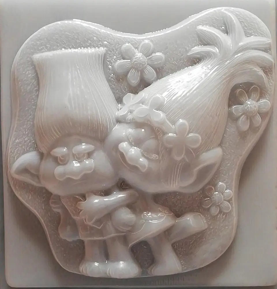  Molde para gelatina jumbo trolls J-326 1