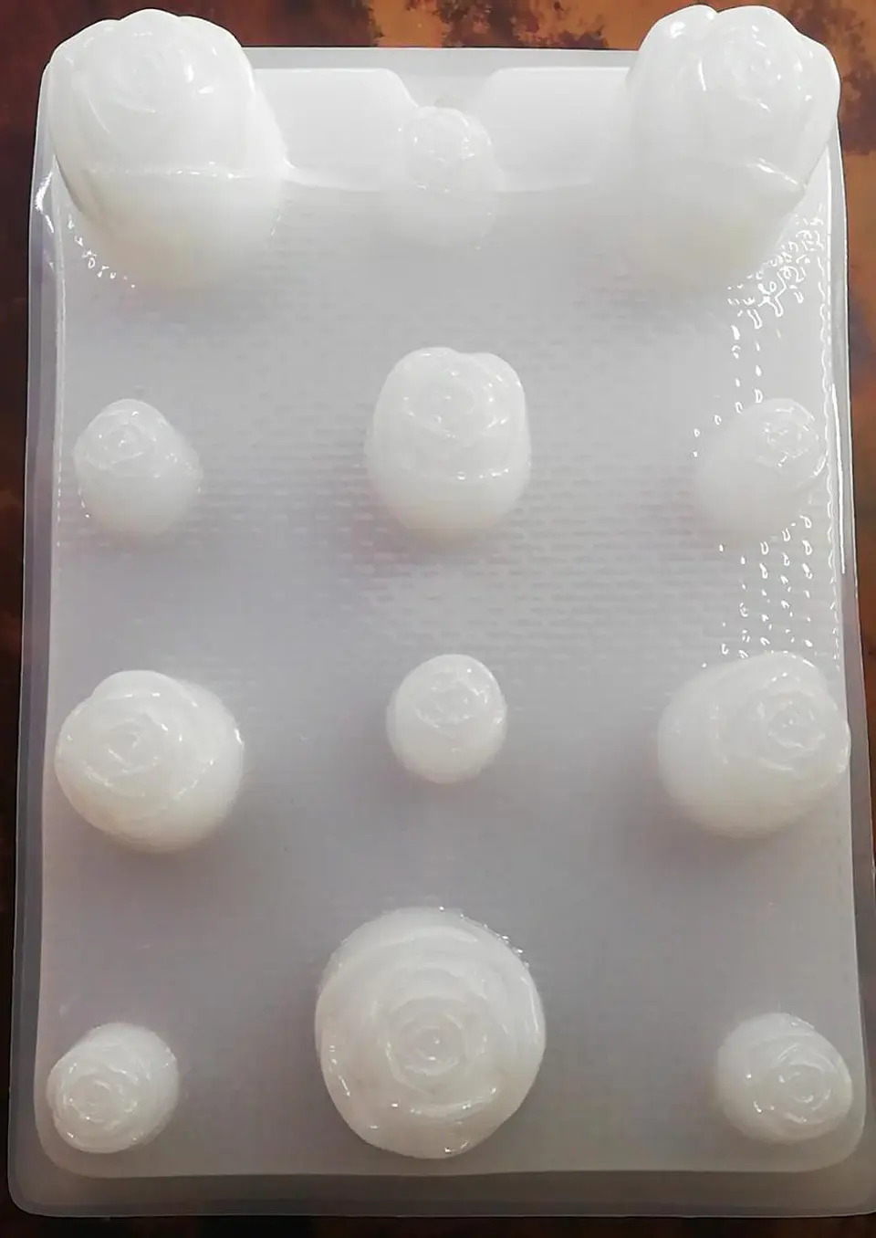  Molde para gelatina chico rosas altas 12cav. 1