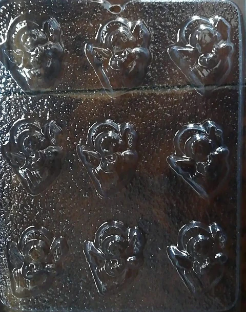  Molde para chocolate angelitos 9cav.
