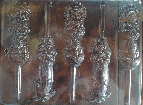  Molde para chocolate paletas leon y jirafa