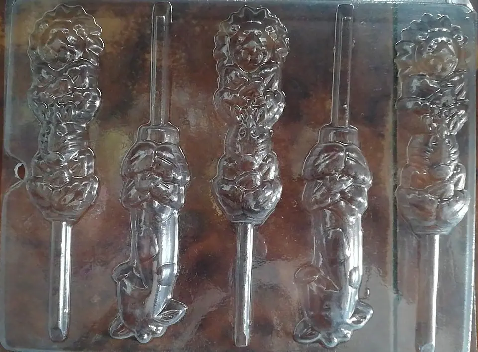  Molde para chocolate paletas leon y jirafa 1