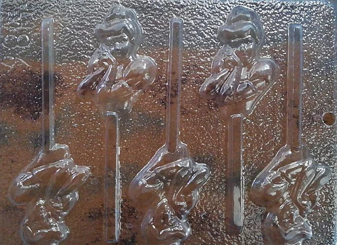  Molde para chocolate cenicienta 5cav. # 486
