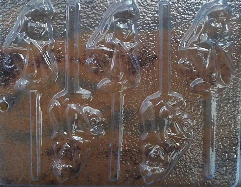  Molde para chocolate princesa Aurora2 #488