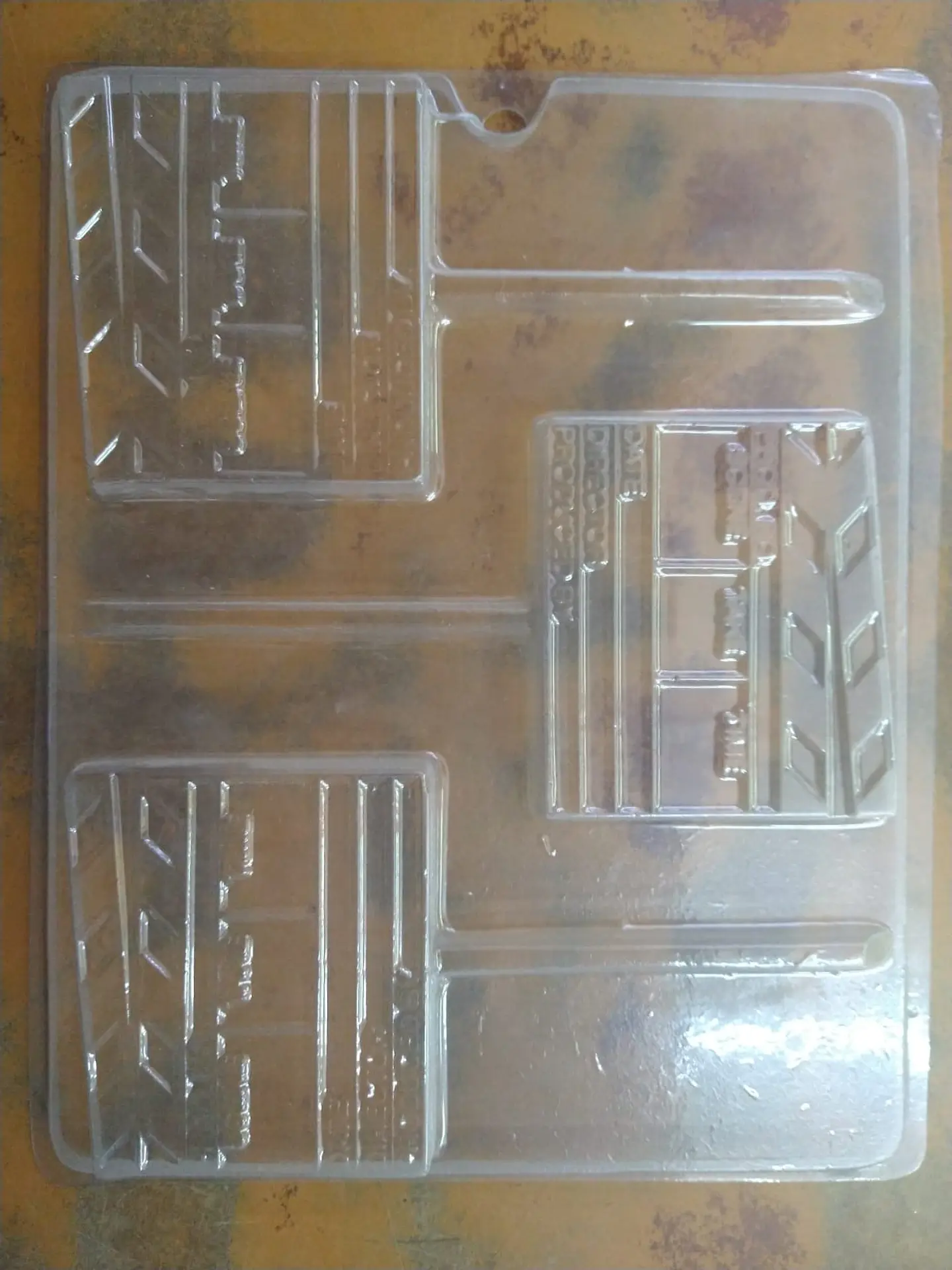  Molde para chocolate placa cine accion 1
