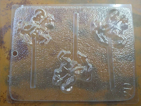  Molde para chocolate jinete