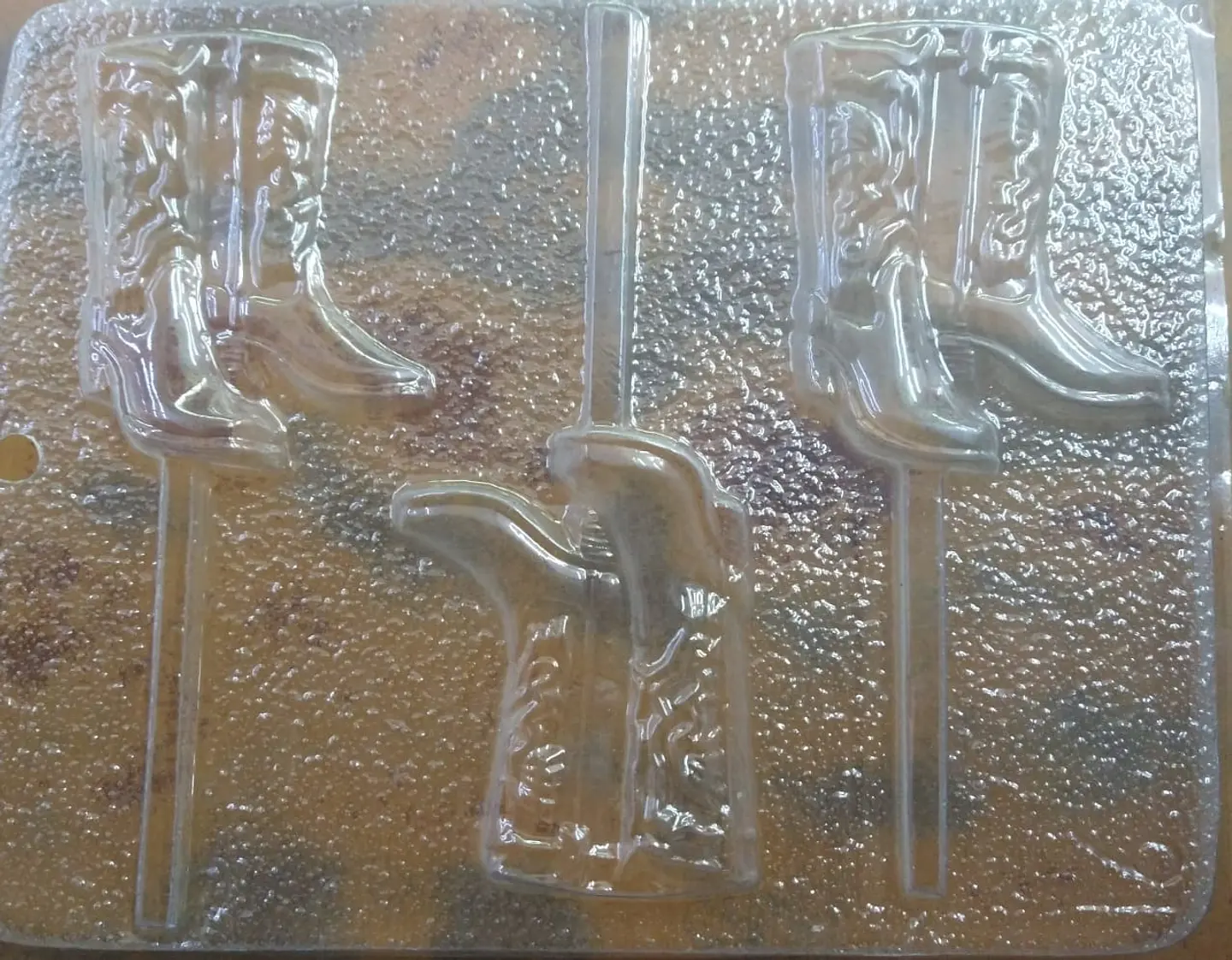  Molde para chocolate botas 1