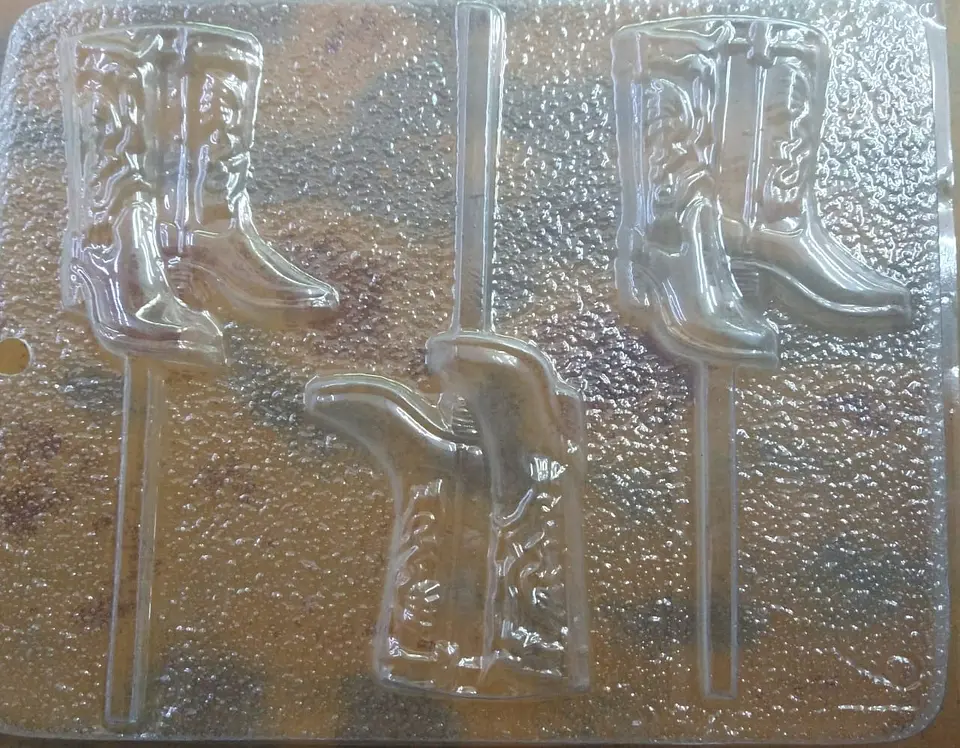  Molde para chocolate botas 1