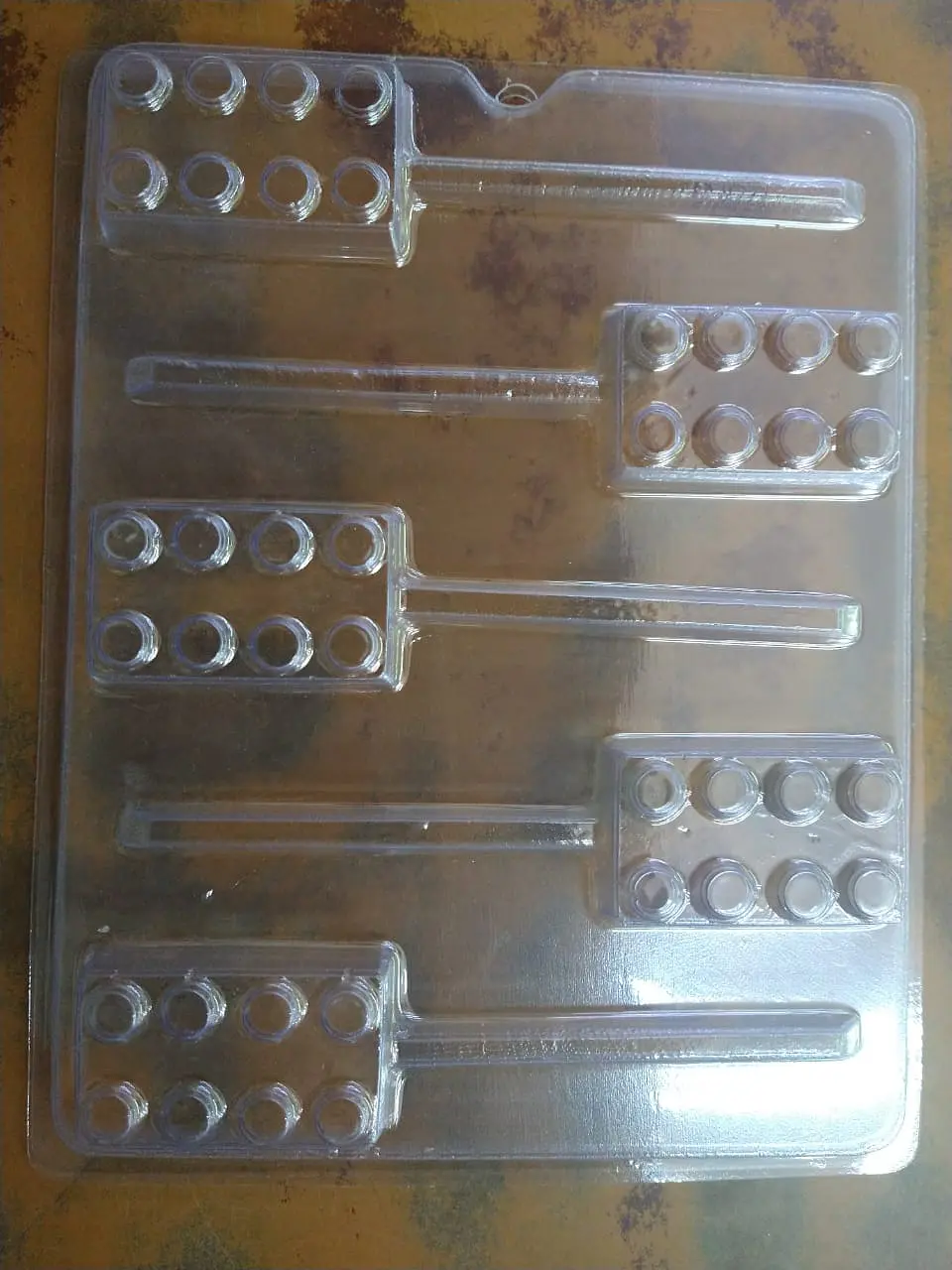  Molde para chocolate legos 1