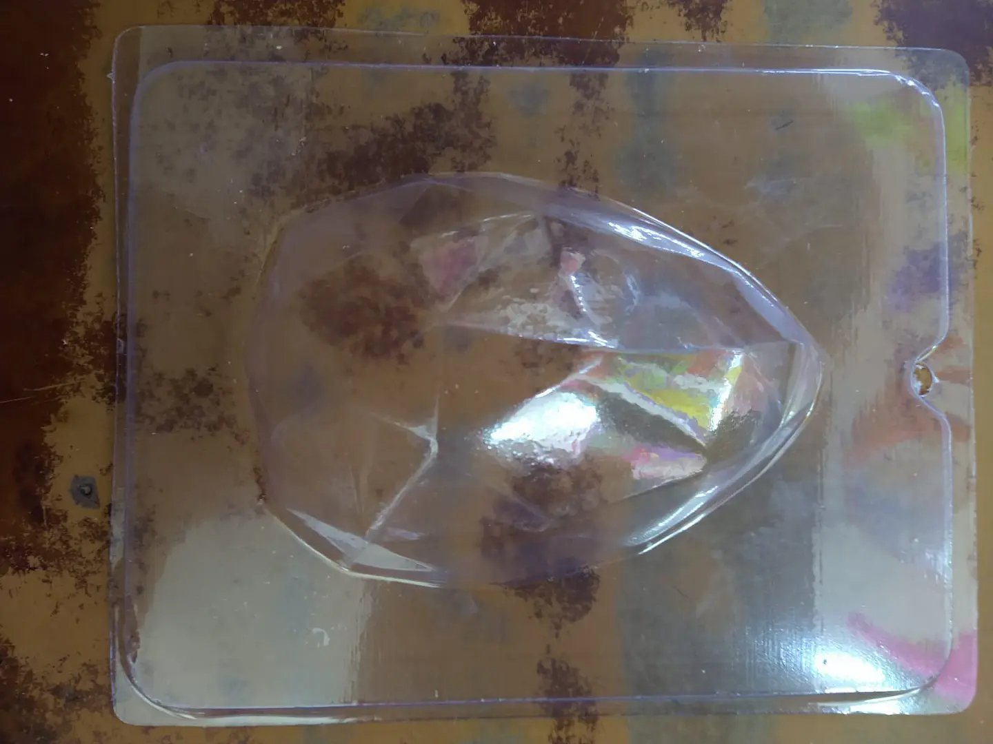  Molde para chocolate huevo diamante 1