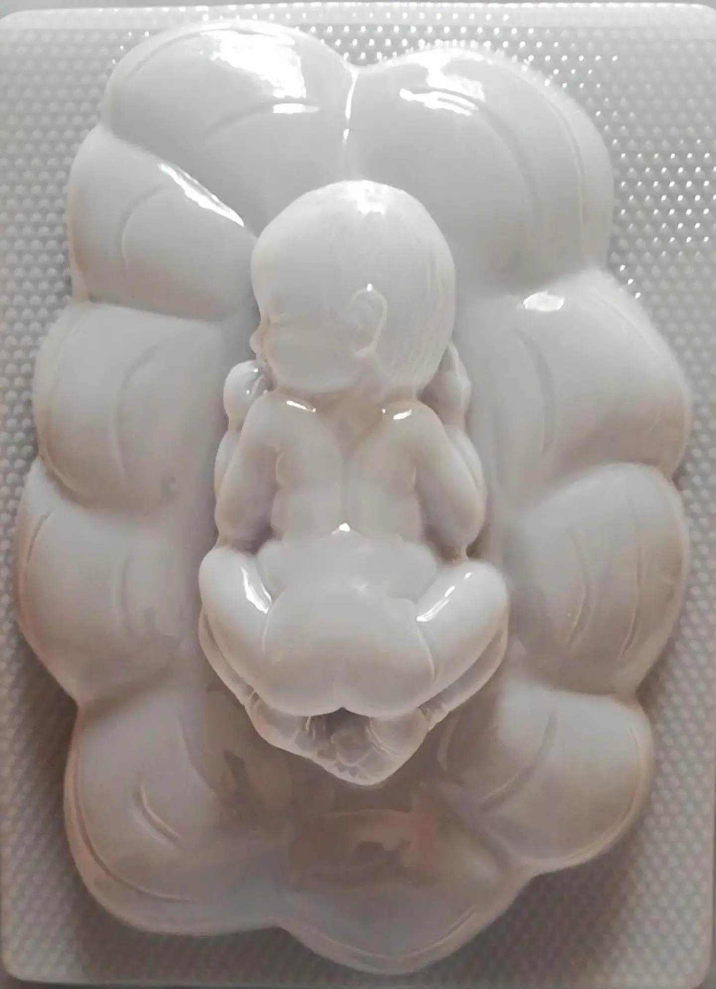  Molde para gelatina jumbo bebe sobre concha J-335 1