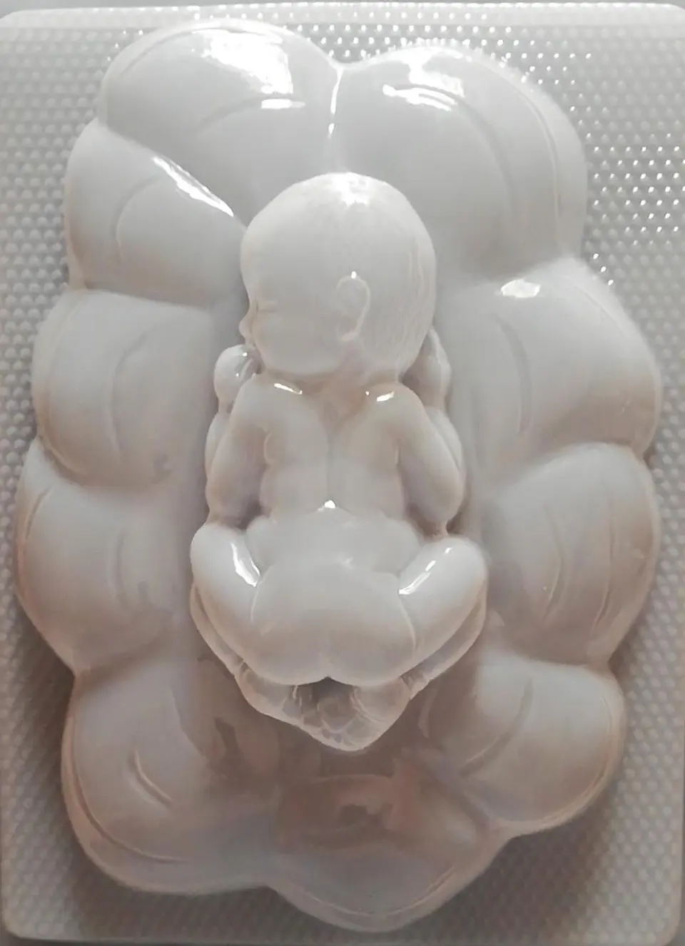  Molde para gelatina jumbo bebe sobre concha J-335 1
